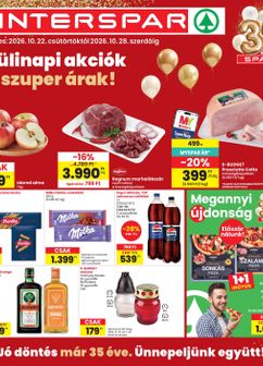 INTERSPAR akciós újság, érvényes csütörtöktől 10.22.