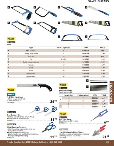 Flyer Princess Auto - Princess Auto - Hand Tools valid since 04-21 until 12-31 - page 43