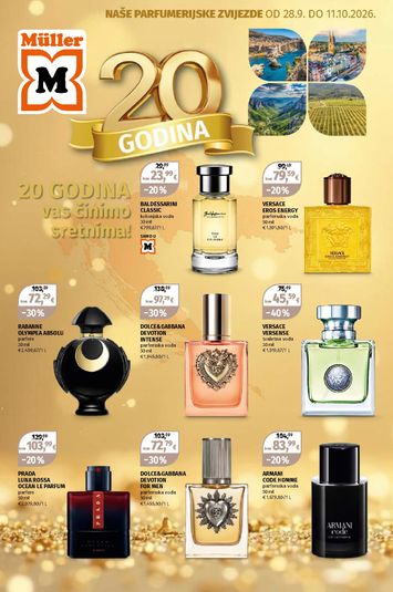 Katalog Müller - Müller - Parfumerijske zvijezde vrijedi od 28.09. do 11.10. - stranica 1