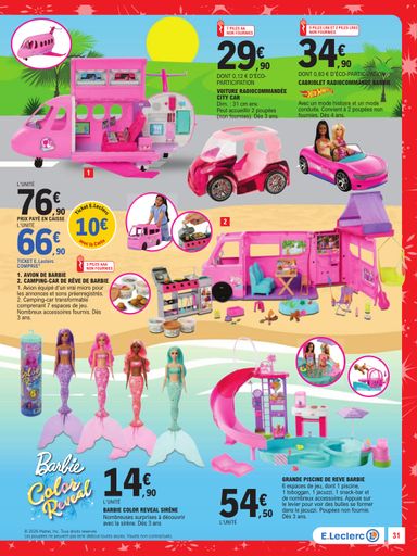 Catalogue E.Leclerc - E.Leclerc - Jouets valable dès le 13/10 au 05/12 - page 31