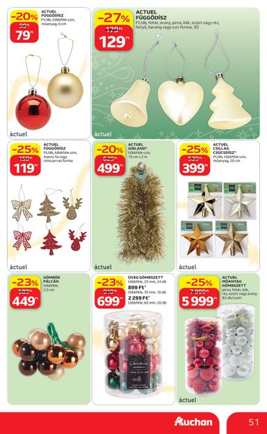 Akciós újság Auchan - Auchan Hipermarket érvényes 10.22.-tól 11.25.-ig - 51 oldal
