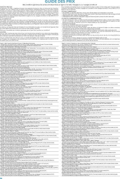 Catalogue Carrefour - Carrefour - Séjours & Circuits valable dès le 14/08 au 31/03 - page 58