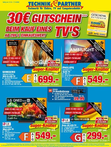 Prospekt Herkules - Herkules - Technik Partner gültig ab 12.10. bis 17.10. - seite 1