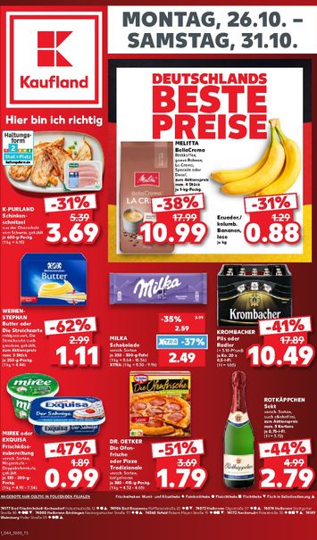 Prospekt Kaufland - Kaufland gültig ab 26.10. bis 31.10. - seite 1