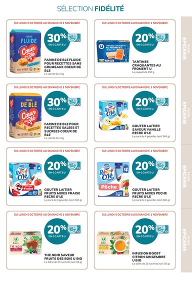 Catalogue Super U - Super U - Ma sélection Carte U valable dès le 05/10 au 01/11 - page 25