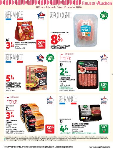 Folder Auchan - Auchan - Le Goût du Réconfort van 06/10 tot 18/10 - side 17