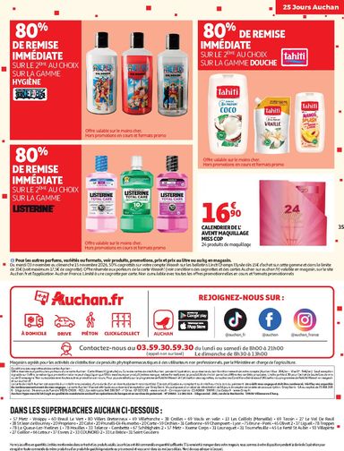 Folder Auchan - Auchan Supermarché van 03/11 tot 07/11 - side 35
