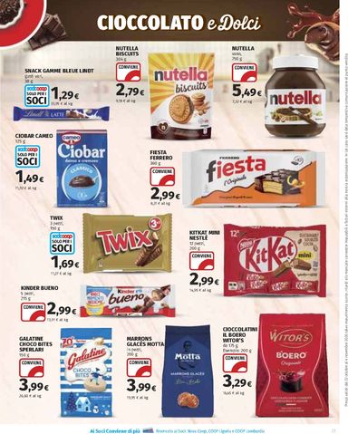 Volantino Ipercoop - Ipercoop valido dal 22/10 al 04/11 - pagina 21