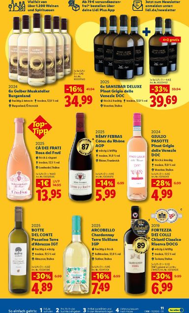 Prospekt Lidl - Lidl - Wein & Spirituosen gültig ab 01.10. bis 31.10. - seite 11