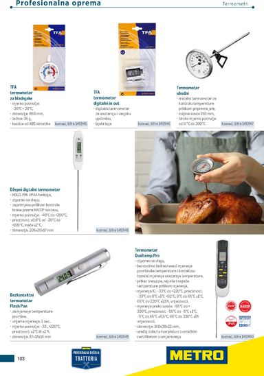 Katalog Metro - Metro - Poslovna rješenja - Trattoria vrijedi od 04.03. do 31.12. - stranica 103