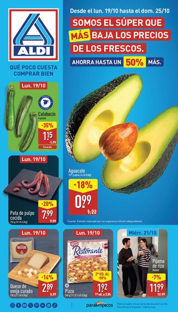 Folleto ALDI - ALDI del 19/10 al 25/10 - página 1