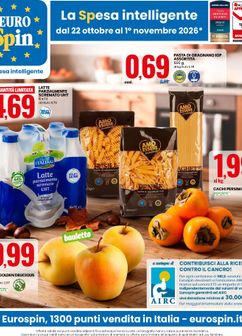 Volantini Eurospin da giovedì 22/10