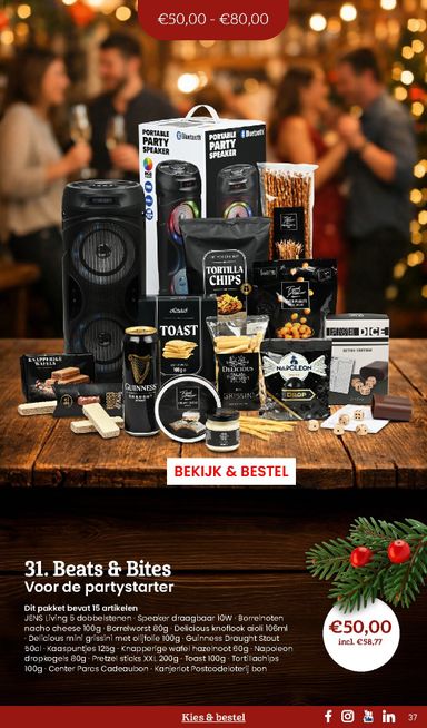 Folder Makro - Makro - Kerstpaketten catalogus van 20-10 tot 31-12 - side 37