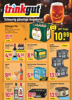Trinkgut-Prospekt von Montag 26.10.