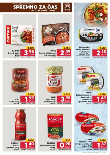 Katalog Pivac - Pivac vrijedi od 02.11. do 08.11. - stranica 15