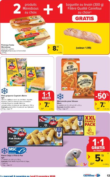 Folder Carrefour - Carrefour Hypermarchés van 04/11 tot 16/11 - side 13