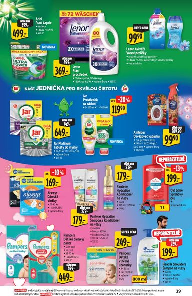 Leták Albert - Albert Hypermarket - Značková kvalita od 21.10. do 03.11. - strana 29