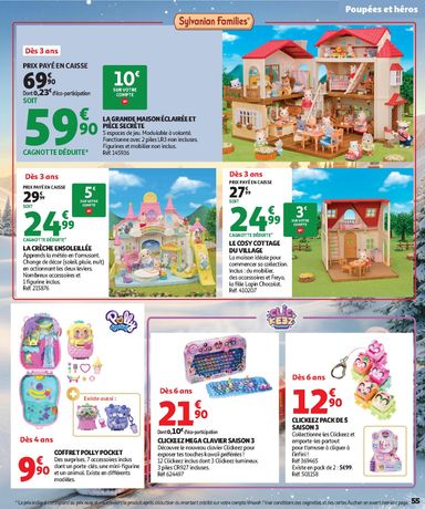 Folder Auchan - Auchan - Jouets de Noël van 16/10 tot 06/12 - side 55