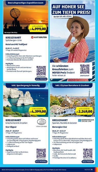 Leták Hofer Rakúsko - Hofer Rakúsko - HOFER REISEN Katalog od 28.10. do 01.12. - strana 13