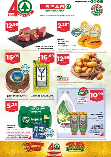 Folleto SPAR - SPAR del 16/10 al 29/10 - página 1
