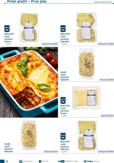 Katalog Metro - Metro - Poslovna rješenja - Trattoria vrijedi od 04.03. do 31.12. - stranica 34