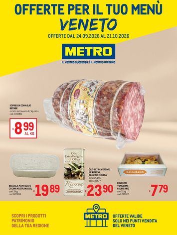 Volantino METRO - Metro - Veneto valido dal 24/09 al 21/10 - pagina 1