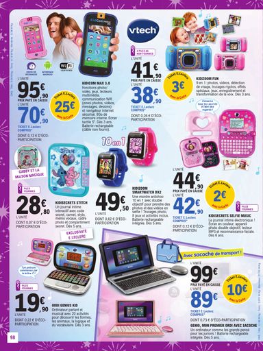 Catalogue E.Leclerc - E.Leclerc - Jouets valable dès le 13/10 au 05/12 - page 98
