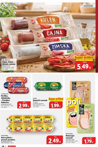 Katalog Plodine - Plodine vrijedi od 21.10. do 27.10. - stranica 28
