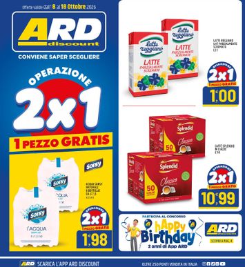 Volantino Ard Discount - Ard Discount valido dal 08/10 al 18/10 - pagina 1