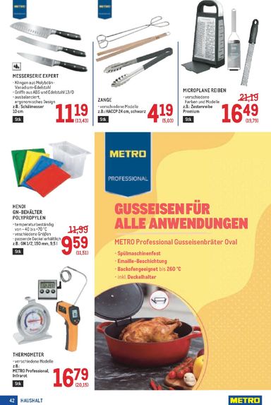 METRO-Flugblatt - Metro - Profi gültig ab 29.10. bis 11.11. - seite 42