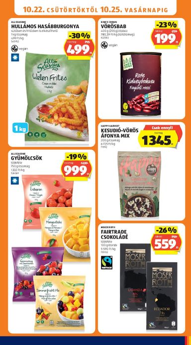 Akciós újság Aldi - Aldi érvényes 10.22.-tól 10.28.-ig - 15 oldal