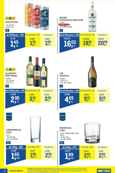METRO-Flugblatt - Metro - Profi gültig ab 29.10. bis 11.11. - seite 6