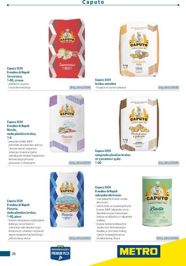 Katalog Metro - Metro - Poslovna rješenja - Pizzeria vrijedi od 06.07. do 31.12. - stranica 25
