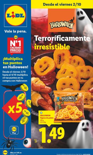Folleto Lidl - Lidl - Halloween del 02/10 al 08/10 - página 1