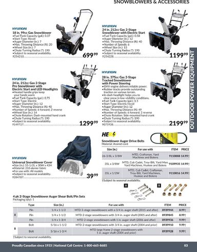 Flyer Princess Auto - Princess Auto - Outdoor Power Equipment valid since 04-21 until 12-31 - page 37