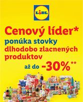 Lidl - Dlhodobo zlacnené platný od piatku 03.07.2026
