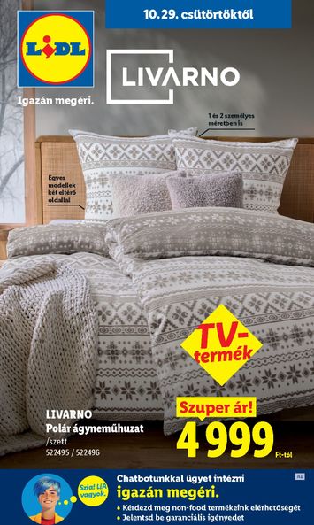 Akciós újság Lidl - Lidl - Nonfood érvényes 10.29.-tól 11.04.-ig - 1 oldal