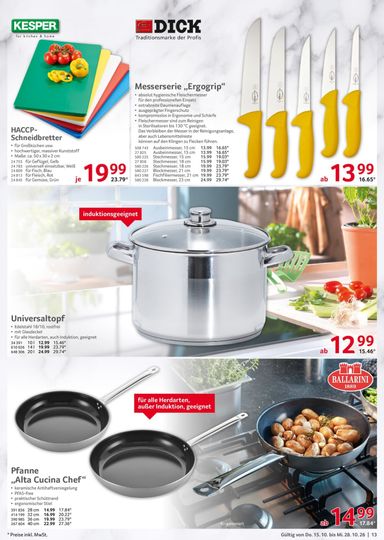 Prospekt Selgros - Selgros - Gastronomie gültig ab 15.10. bis 28.10. - seite 13
