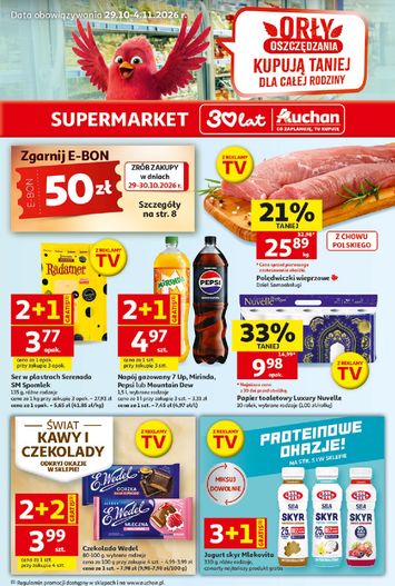 Gazetka Auchan - Auchan Supermarket od 29.10. do 04.11. - strona 1