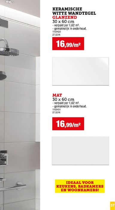 Folder Hubo - Hubo - Vloer- en wandbekleding van 03/09 tot 03/09 - side 37