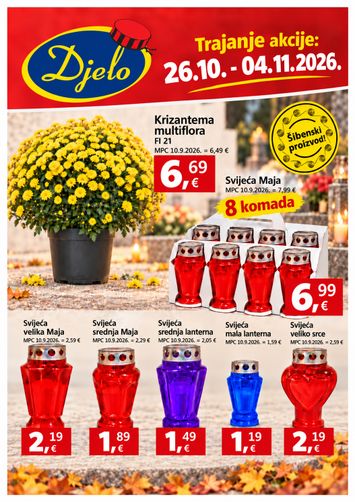 Katalog Djelo - Djelo - Trajanje akcije vrijedi od 26.10. do 04.11. - stranica 1
