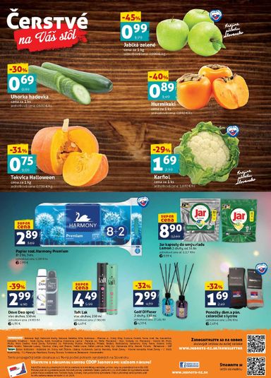 Leták COOP Jednota - COOP Jednota - Nové Zámky od 30.10. do 01.11. - strana 4