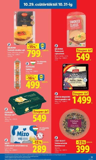Akciós újság Lidl - Lidl érvényes 10.29.-tól 11.04.-ig - 11 oldal