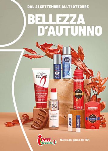 Volantino Iper - Iper - Bellezza D'autunno valido dal 21/09 al 11/10 - pagina 1