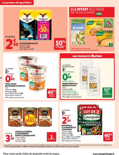 Catalogue Auchan - Auchan - Café, automne hypers valable dès le 06/10 au 18/10 - page 34