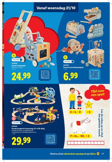 Folder Lidl - Lidl - Speelgoedboekje van 21/10 tot 24/11 - side 7