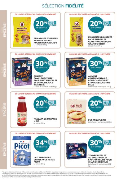 Catalogue Super U - Super U - Ma sélection Carte U valable dès le 05/10 au 01/11 - page 30
