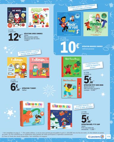 Catalogue E.Leclerc - E.Leclerc - Jouets de Noël valable dès le 20/10 au 05/12 - page 119