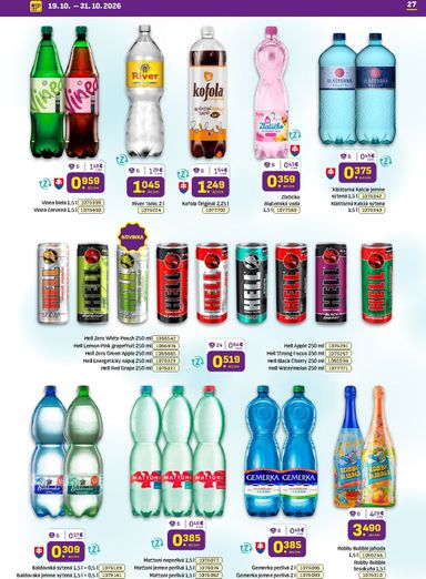 Leták Libex - Libex od 19.10. do 31.10. - strana 27
