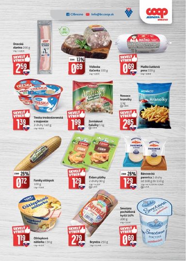 Leták COOP Jednota - COOP Jednota - Brezno od 14.10. do 04.11. - strana 3
